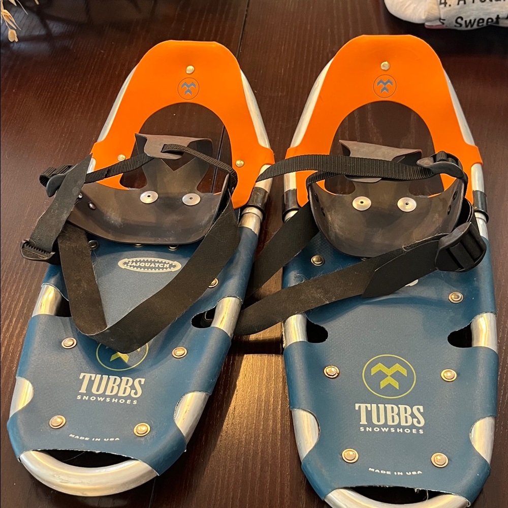 Kids / women’s Snowshoes - Blue and Orange